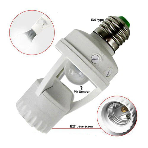 Motion Sensor LED Bulb Holder 110V - 220V