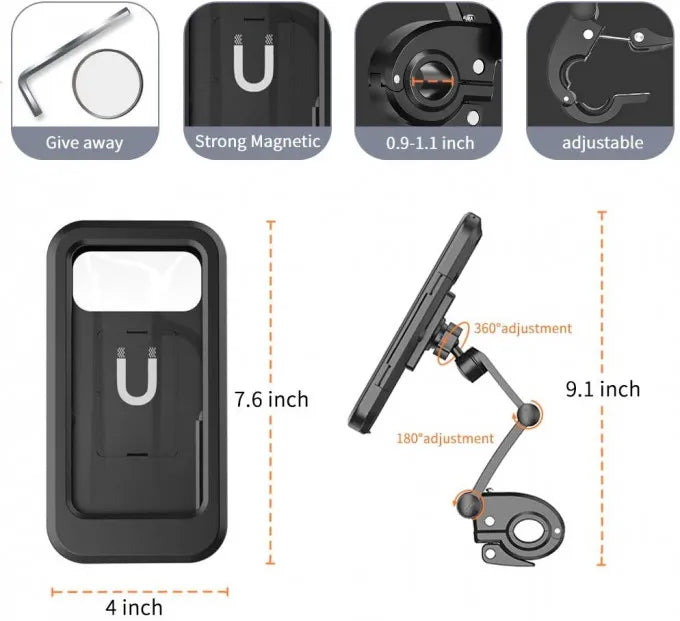 The Ultimate Waterproof Bike Phone Holder