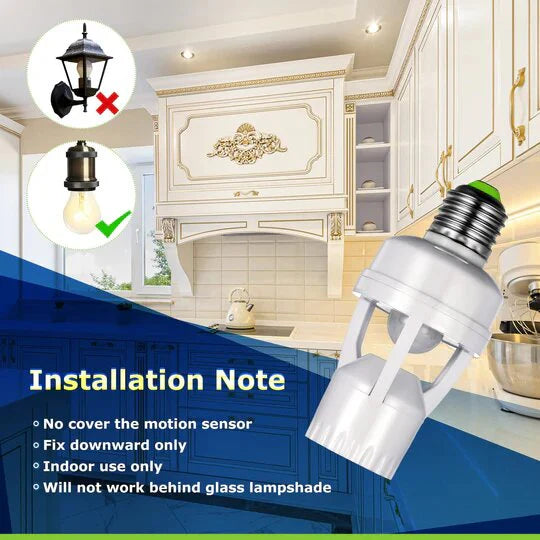 Motion Sensor LED Bulb Holder 110V - 220V